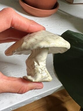Handmade Ceramic Mushroom Sculpture